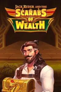 jack ryder and the scarabs of wealth slot logo